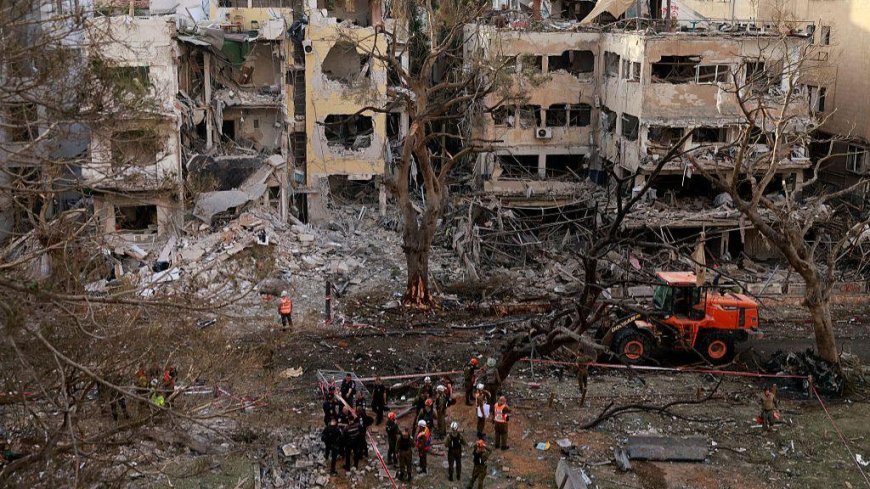 Debris Falls in Iranian TV Studio as Israel Strikes State Media